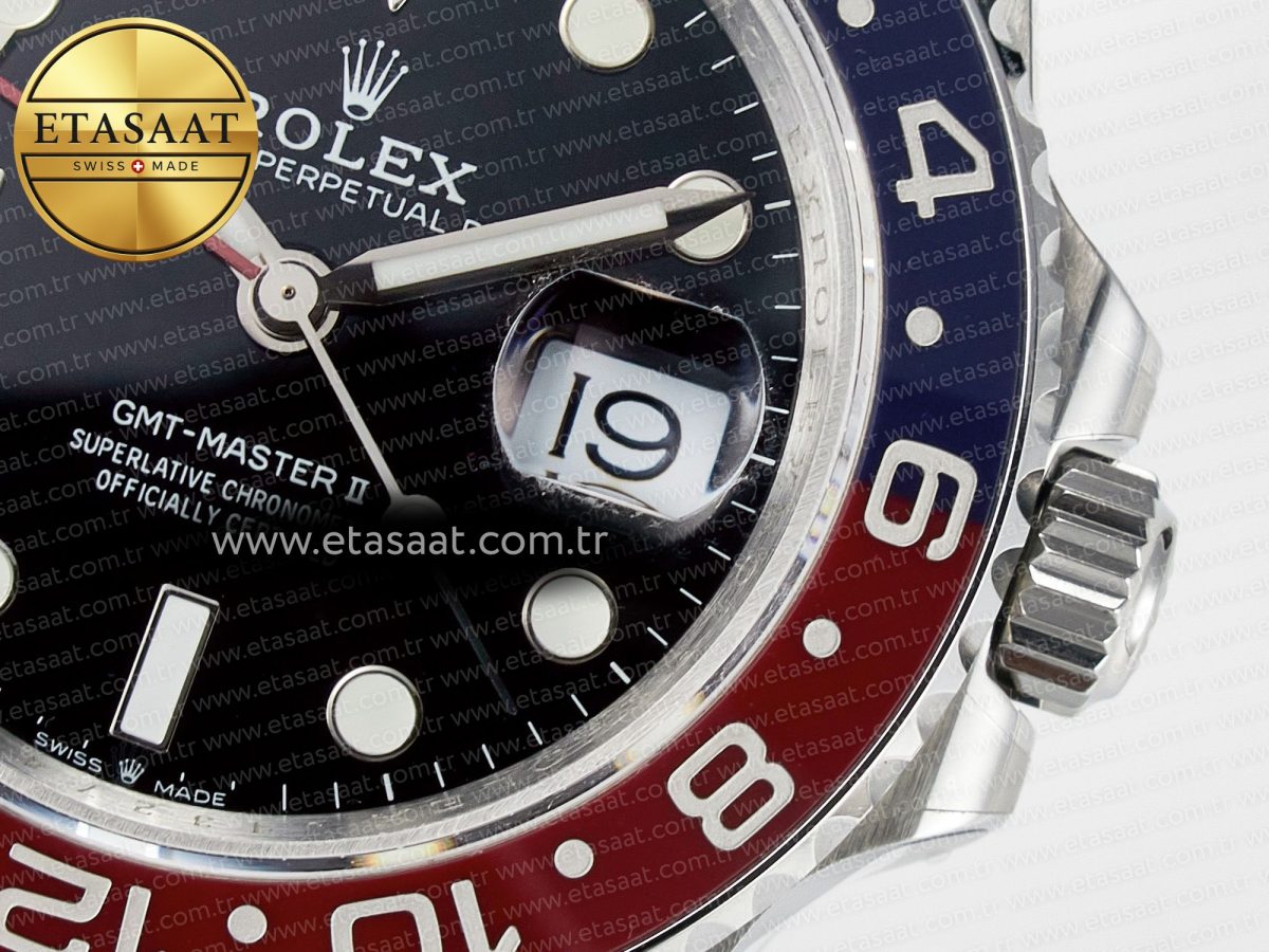 GMT-Master II 126710 BLRO Blue/Red Ceramic QF 1:1 Best Edition on Jubilee Bracelet VR3285 CHS - Görsel 12