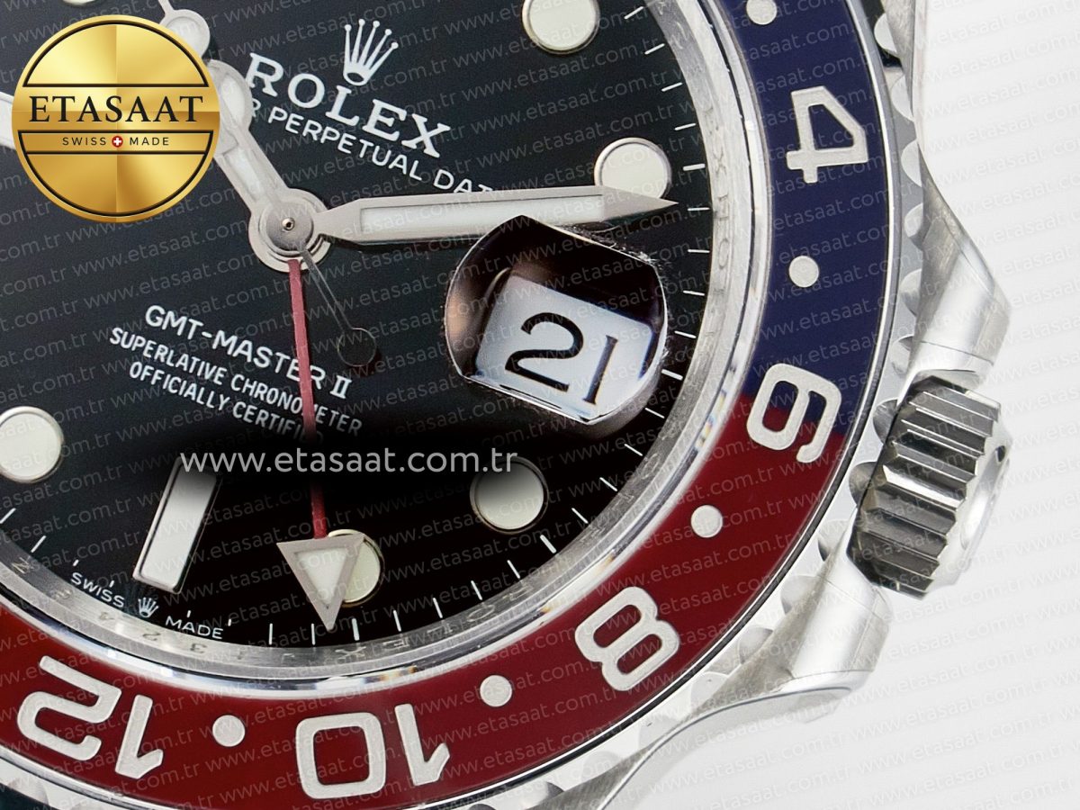 GMT-Master II 126710 BLRO Blue/Red Ceramic QF 1:1 Best Edition on Oyster Bracelet VR3285 CHS - Görsel 12