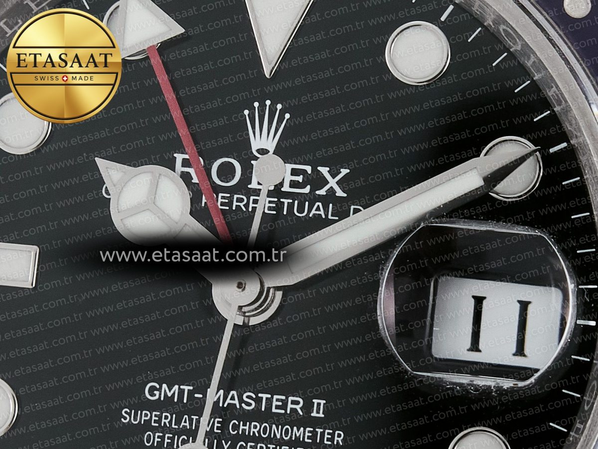 GMT-Master II 126710 BLRO V3 904L SS VSF 1:1 Best Edition Black Dial On Jubilee Bracelet DD3285 CHS - Görsel 10