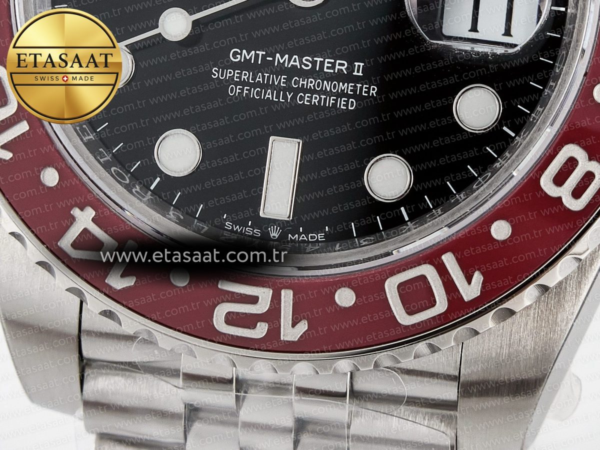 GMT-Master II 126710 BLRO V3 904L SS VSF 1:1 Best Edition Black Dial On Jubilee Bracelet DD3285 CHS - Görsel 12