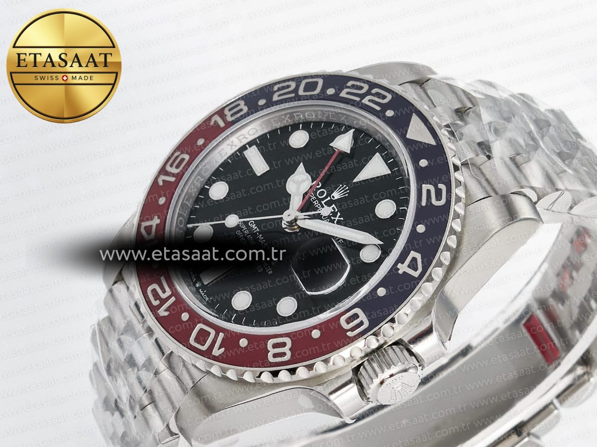 GMT-Master II 126710 BLRO V3 904L SS VSF 1:1 Best Edition Black Dial On Jubilee Bracelet DD3285 CHS - Görsel 6