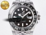 GMT-Master II 126710 GRNR Black/Gray Ceramic 904L Steel ARF 1:1 Best Edition on Jubilee Strap SH3285 - Görsel 4