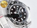 GMT-Master II 126710 GRNR Black/Gray Ceramic 904L Steel ARF 1:1 Best Edition on Jubilee Strap SH3285 - Görsel 5