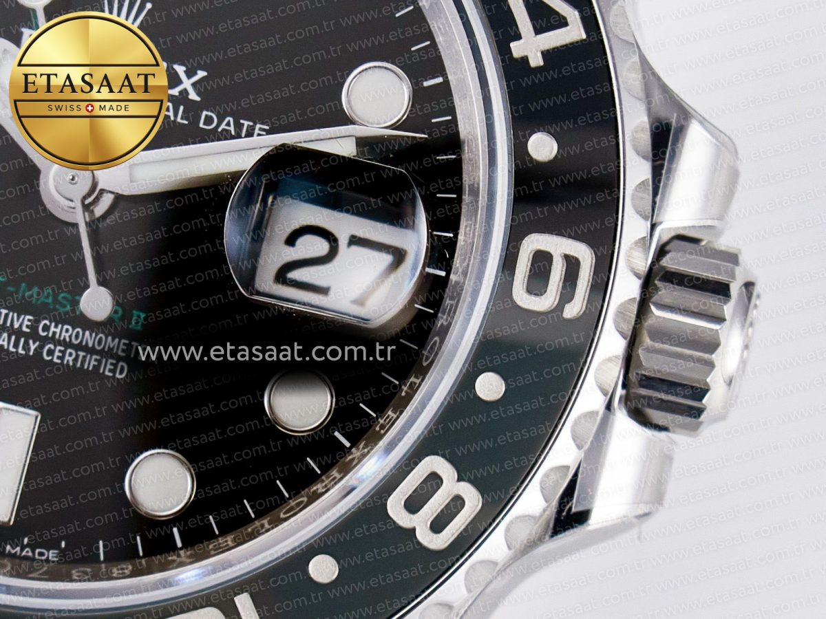 GMT-Master II 126710 GRNR Black/Gray Ceramic 904L Steel ARF 1:1 Best Edition on Oyster Strap SH3285 - Görsel 12