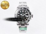 GMT-Master II 126710 GRNR Black/Gray Ceramic 904L Steel ARF 1:1 Best Edition on Oyster Strap SH3285 - Görsel 3