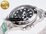 GMT-Master II 126710 GRNR Black/Gray Ceramic 904L Steel ARF 1:1 Best Edition on Oyster Strap SH3285 - Görsel 6