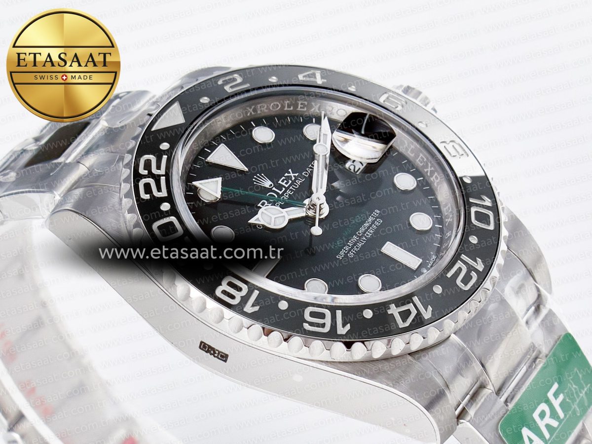 GMT-Master II 126710 GRNR Black/Gray Ceramic 904L Steel ARF 1:1 Best Edition on Oyster Strap SH3285 - Görsel 7