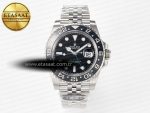 GMT-Master II 126710 GRNR Black/Gray Ceramic 904L Steel Clean 1:1 Best Edition on Jubilee Strap DD3285 - Görsel 3