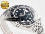 GMT-Master II 126710 GRNR Black/Gray Ceramic 904L Steel Clean 1:1 Best Edition on Jubilee Strap DD3285 - Görsel 7