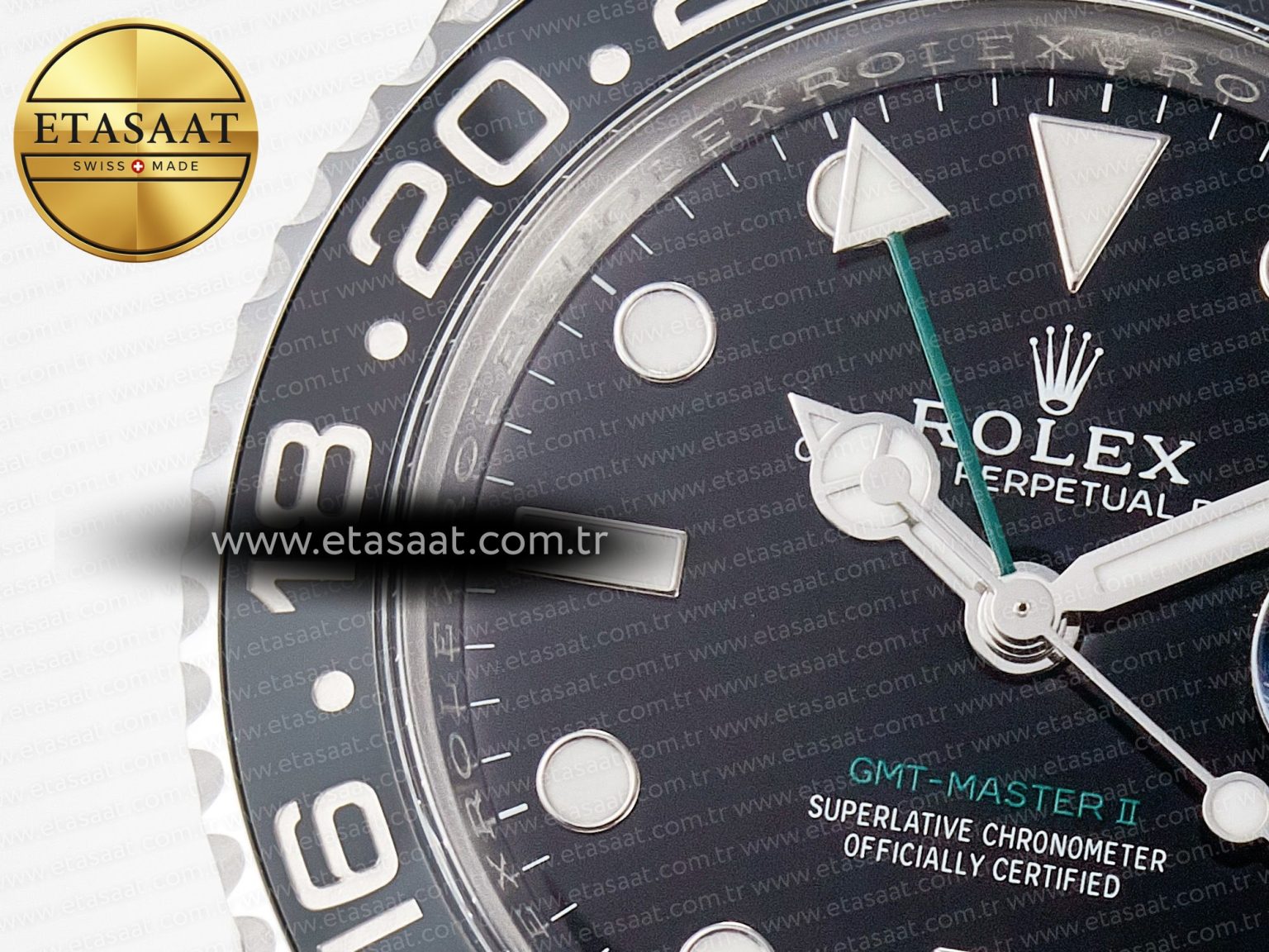 GMT-Master II 126710 GRNR Black/Gray Ceramic 904L Steel Clean 1:1 Best Edition on Oyster Strap DD3285 - Görsel 10