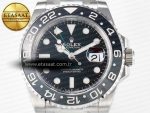 GMT-Master II 126710 GRNR Black/Gray Ceramic 904L Steel Clean 1:1 Best Edition on Oyster Strap DD3285 - Görsel 4