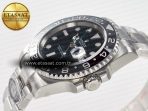 GMT-Master II 126710 GRNR Black/Gray Ceramic 904L Steel Clean 1:1 Best Edition on Oyster Strap DD3285 - Görsel 6