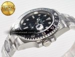 GMT-Master II 126710 GRNR Black/Gray Ceramic 904L Steel Clean 1:1 Best Edition on Oyster Strap DD3285 - Görsel 6