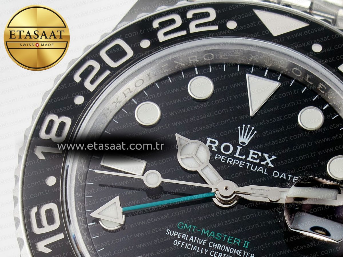 GMT-Master II 126710 GRNR Black/Grey Ceramic QF 1:1 Best Edition on Jubilee Bracelet VR3285 CHS - Görsel 10