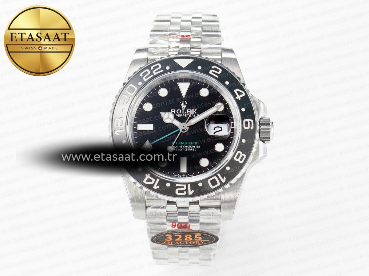 GMT-Master II 126710 GRNR Black/Grey Ceramic QF 1:1 Best Edition on Jubilee Bracelet VR3285 CHS - Görsel 3