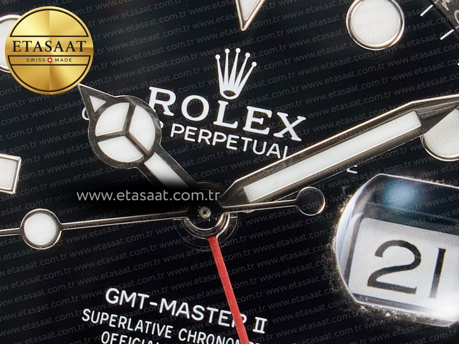 GMT-Master II 126710 LNRO Black/Red Ceramic 904L ARF 1:1 Best Edition on Jubilee Bracelet SH3285 CHS V3 - Görsel 10