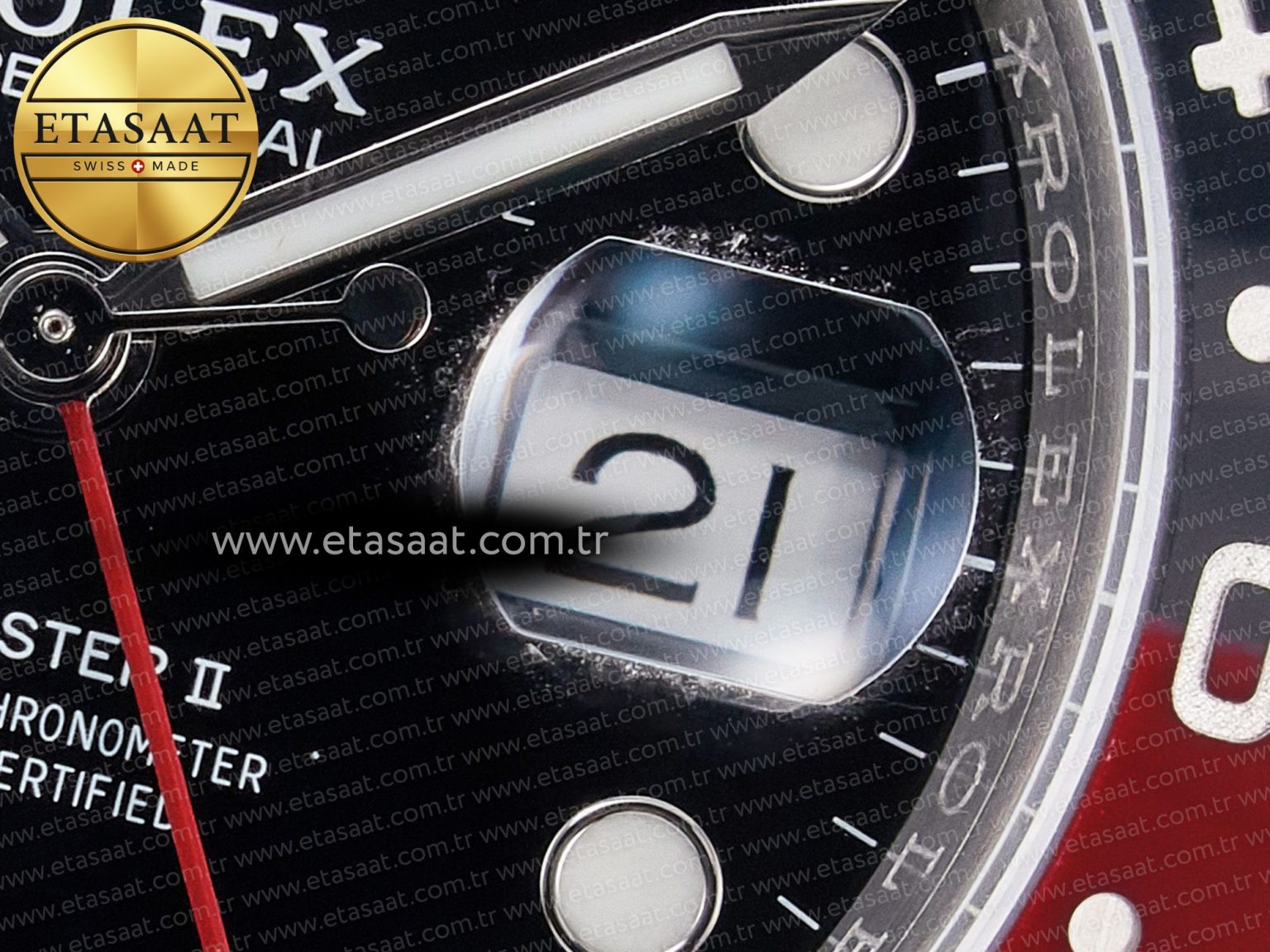 GMT-Master II 126710 LNRO Black/Red Ceramic 904L ARF 1:1 Best Edition on Jubilee Bracelet SH3285 CHS V3 - Görsel 12