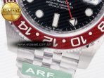 GMT-Master II 126710 LNRO Black/Red Ceramic 904L ARF 1:1 Best Edition on Jubilee Bracelet SH3285 CHS V3 - Görsel 13