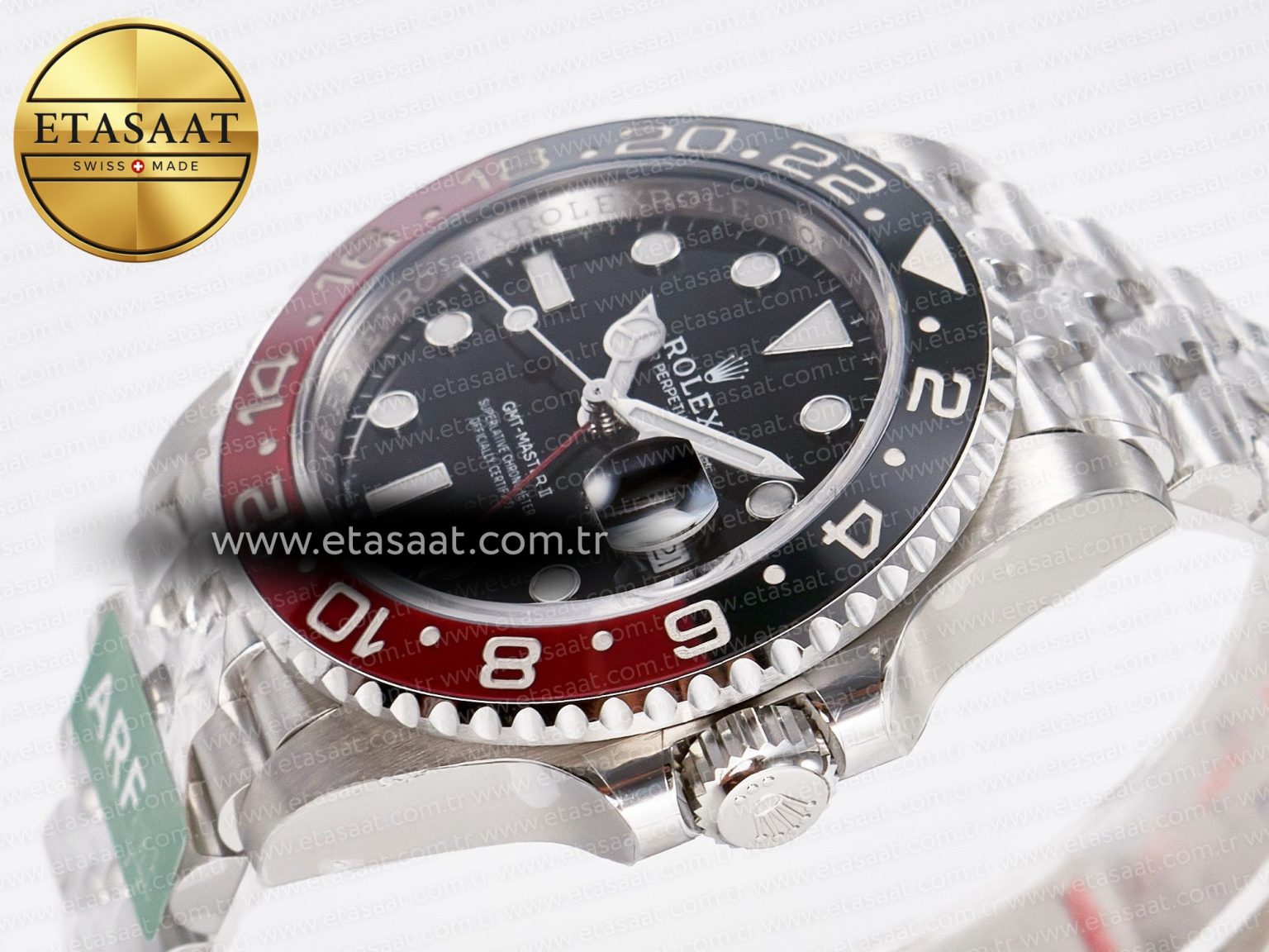 GMT-Master II 126710 LNRO Black/Red Ceramic 904L ARF 1:1 Best Edition on Jubilee Bracelet SH3285 CHS V3 - Görsel 6