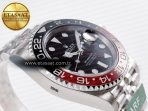 GMT-Master II 126710 LNRO Black/Red Ceramic 904L ARF 1:1 Best Edition on Jubilee Bracelet SH3285 CHS V3 - Görsel 7
