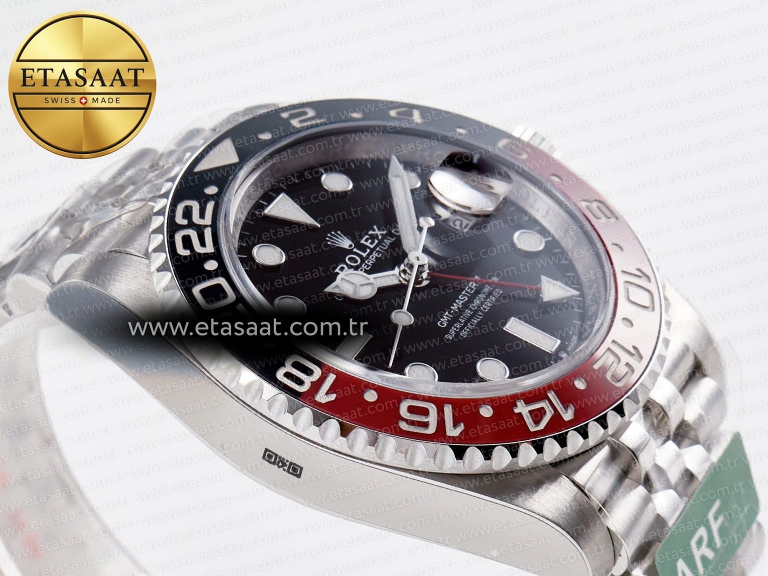 GMT-Master II 126710 LNRO Black/Red Ceramic 904L ARF 1:1 Best Edition on Jubilee Bracelet SH3285 CHS V3 - Görsel 7