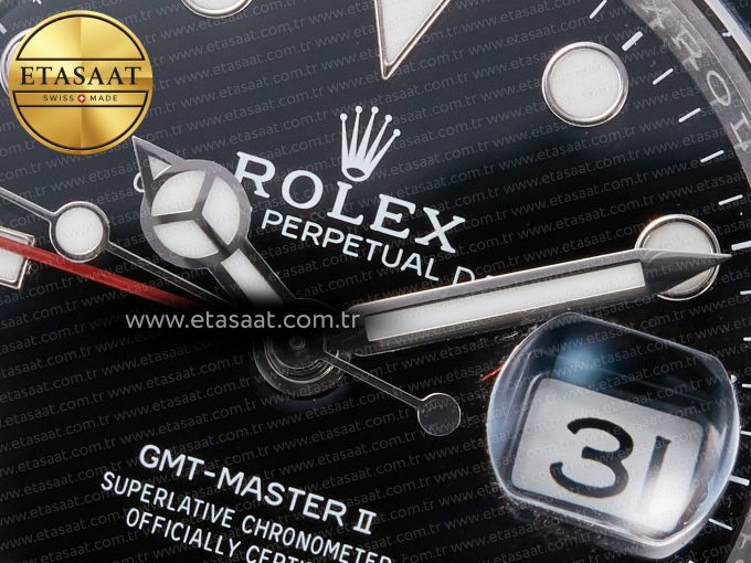 GMT-Master II 126710 LNRO Black/Red Ceramic 904L ARF 1:1 Best Edition on Oyster Bracelet SH3285 CHS V3 - Görsel 10