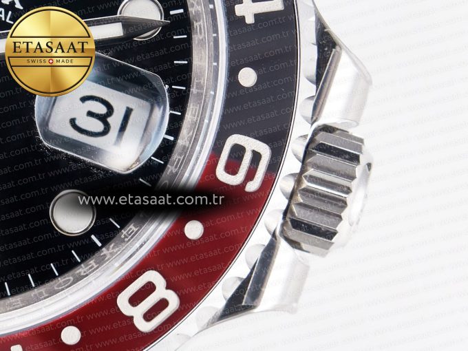 GMT-Master II 126710 LNRO Black/Red Ceramic 904L ARF 1:1 Best Edition on Oyster Bracelet SH3285 CHS V3 - Görsel 12