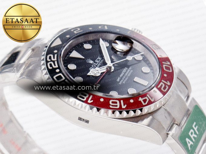 GMT-Master II 126710 LNRO Black/Red Ceramic 904L ARF 1:1 Best Edition on Oyster Bracelet SH3285 CHS V3 - Görsel 7