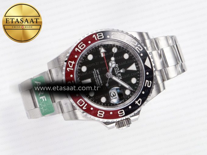 GMT-Master II 126710 LNRO Black/Red Ceramic 904L ARF 1:1 Best Edition on Oyster Bracelet SH3285 CHS V3 - Görsel 8