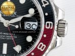 GMT-Master II 126710 LNRO Black/Red Ceramic GMF 1:1 Best Edition on Black Dial on SS Jubilee Bracelet Super Clone VR3285 CHS (Gain Weight) - Görsel 11