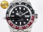 GMT-Master II 126710 LNRO Black/Red Ceramic GMF 1:1 Best Edition on Black Dial on SS Jubilee Bracelet Super Clone VR3285 CHS (Gain Weight) - Görsel 4