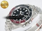 GMT-Master II 126710 LNRO Black/Red Ceramic GMF 1:1 Best Edition on Black Dial on SS Jubilee Bracelet Super Clone VR3285 CHS (Gain Weight) - Görsel 6