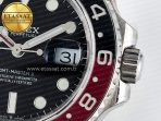 GMT-Master II 126710 LNRO Black/Red Ceramic GMF 1:1 Best Edition on Black Dial on SS Oyster Bracelet Super Clone VR3285 CHS (Gain Weight) - Görsel 11