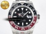 GMT-Master II 126710 LNRO Black/Red Ceramic GMF 1:1 Best Edition on Black Dial on SS Oyster Bracelet Super Clone VR3285 CHS (Gain Weight) - Görsel 4