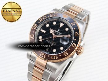 GMT MASTER II 126711 CHNR 904L SS APF 1:1 BEST EDITION ON SS/RG BRACELET VR3285 CHS
