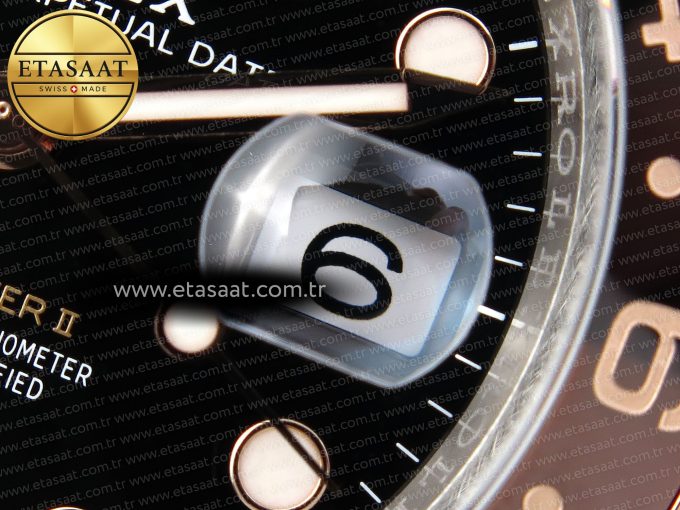 GMT MASTER II 126711 CHNR 904L SS APF 1:1 BEST EDITION ON SS/RG BRACELET VR3285 CHS - Görsel 16