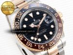 GMT MASTER II 126711 CHNR 904L SS APF 1:1 BEST EDITION ON SS/RG BRACELET VR3285 CHS - Görsel 5