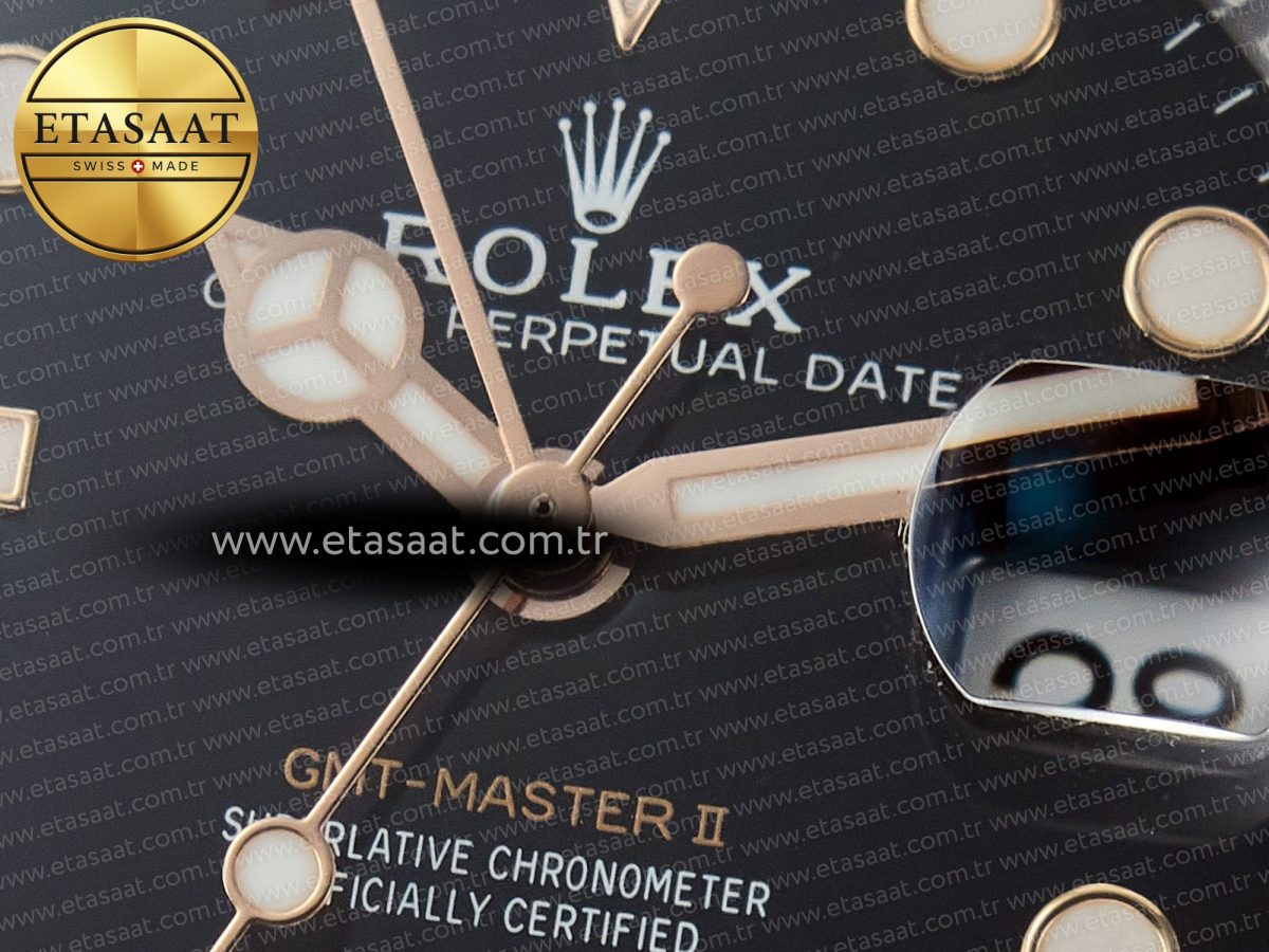 GMT-Master II 126711 CHNR ARF 1:1 Best Edition on Black Dial SS/RG Bracelet Super Clone VR3285 CHS (Gain Weight) - Görsel 10
