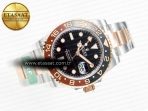 GMT-Master II 126711 CHNR ARF 1:1 Best Edition on Black Dial SS/RG Bracelet Super Clone VR3285 CHS (Gain Weight) - Görsel 8