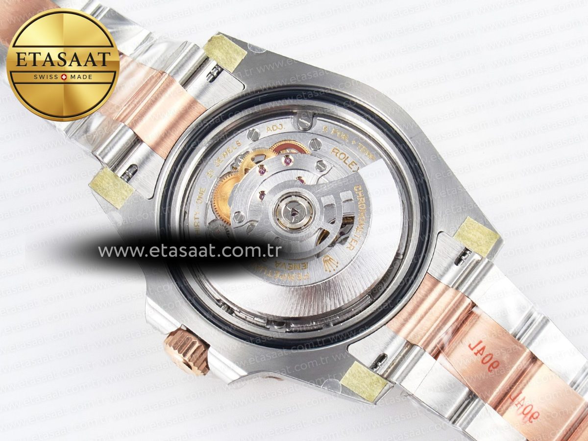GMT-Master II 126711 CHNR Black/Brown Ceramic Clean 1:1 Best Edition on SS/RG Bracelet DD3285 - Görsel 19
