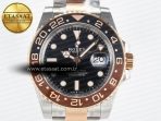 GMT-Master II 126711 CHNR Black/Brown Ceramic Clean 1:1 Best Edition on SS/RG Bracelet DD3285 - Görsel 4