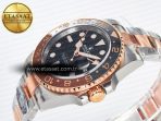 GMT-Master II 126711 CHNR Black/Brown Ceramic Clean 1:1 Best Edition on SS/RG Bracelet DD3285 - Görsel 6