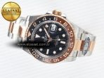 GMT-Master II 126711 CHNR Black/Brown Ceramic Clean 1:1 Best Edition on SS/RG Bracelet DD3285 - Görsel 8