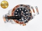 GMT-Master II 126711 CHNR Black/Brown Ceramic Clean 1:1 Best Edition on SS/RG Bracelet DD3285 - Görsel 9