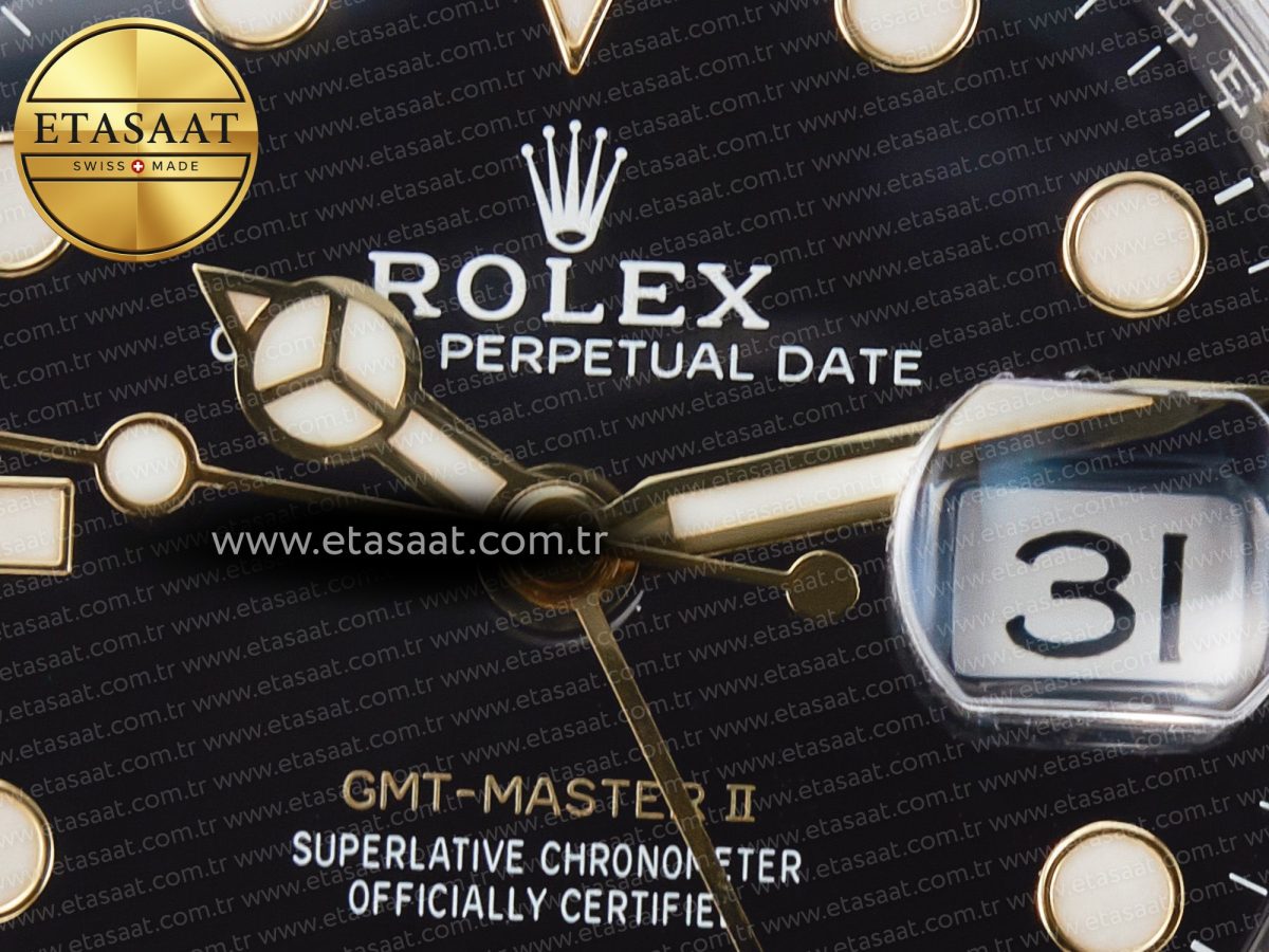 GMT-Master II 126713 GRNR ARF 1:1 Best Edition on Black Dial SS/YG Bracelet Super Clone VR3285 CHS (Gain Weight) - Görsel 10