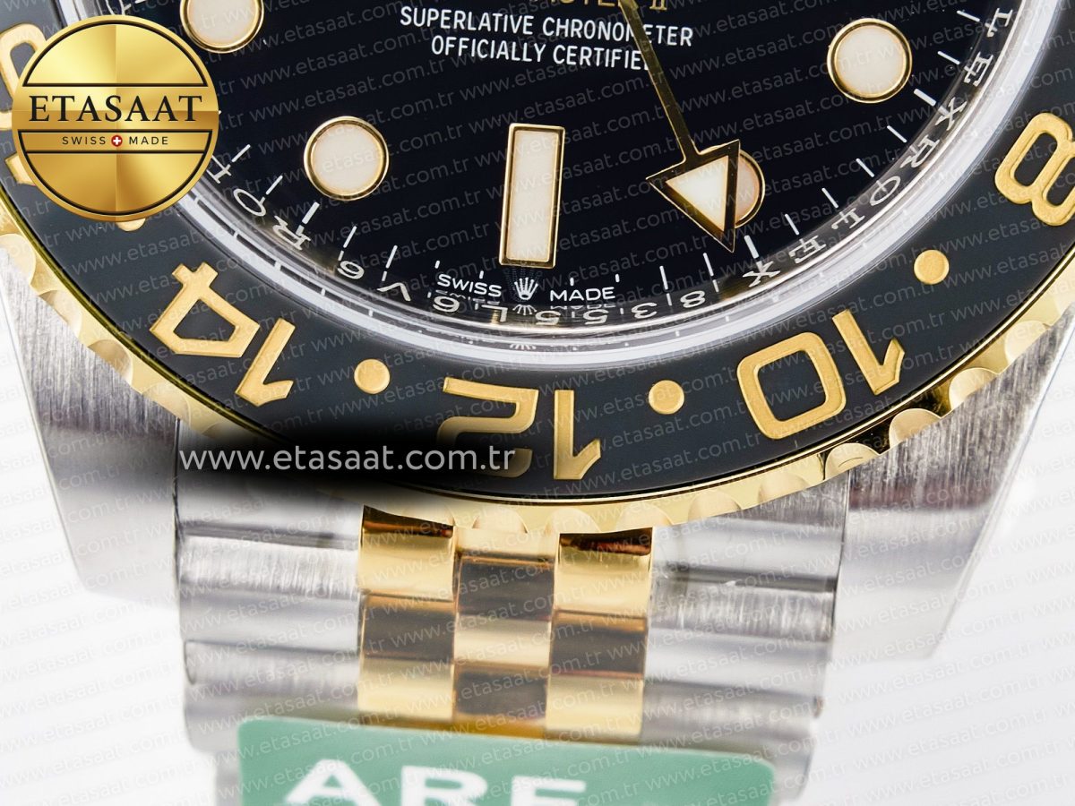 GMT-Master II 126713 GRNR ARF 1:1 Best Edition on Black Dial SS/YG Bracelet Super Clone VR3285 CHS (Gain Weight) - Görsel 13