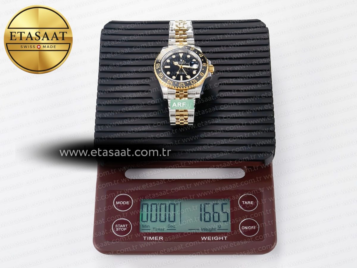 GMT-Master II 126713 GRNR ARF 1:1 Best Edition on Black Dial SS/YG Bracelet Super Clone VR3285 CHS (Gain Weight) - Görsel 35