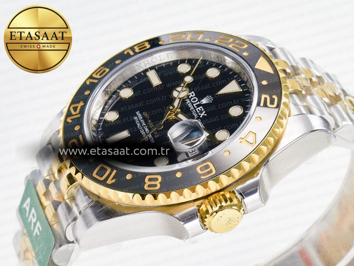 GMT-Master II 126713 GRNR ARF 1:1 Best Edition on Black Dial SS/YG Bracelet Super Clone VR3285 CHS (Gain Weight) - Görsel 6