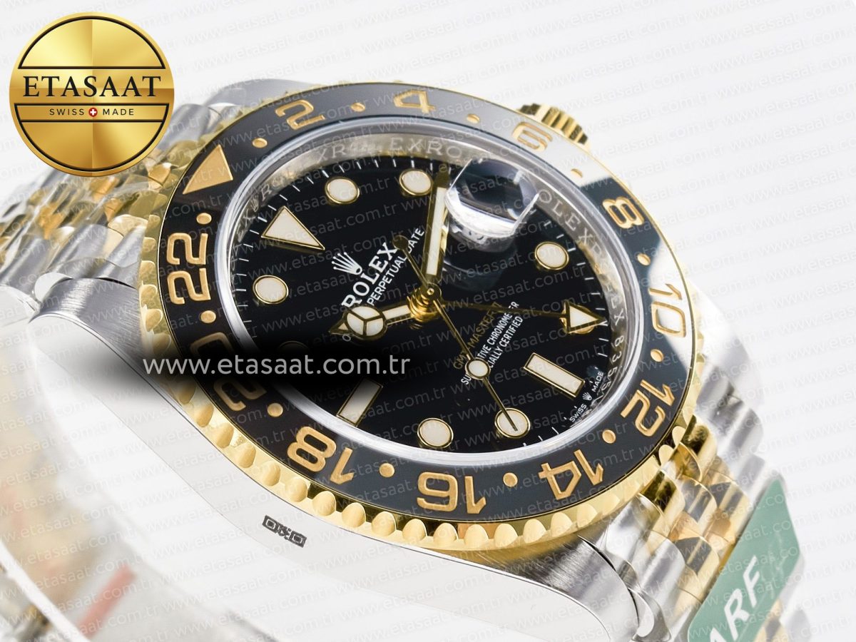 GMT-Master II 126713 GRNR ARF 1:1 Best Edition on Black Dial SS/YG Bracelet Super Clone VR3285 CHS (Gain Weight) - Görsel 7