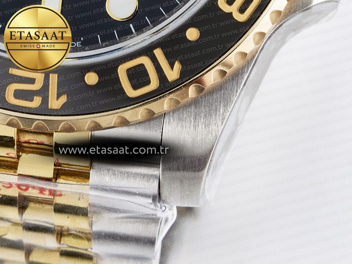 GMT-Master II 126713 GRNR GMF 1:1 Best Edition on Black Dial on SS/YG Jubilee Bracelet Super Clone VR3285 CHS (Gain Weight) - Görsel 13